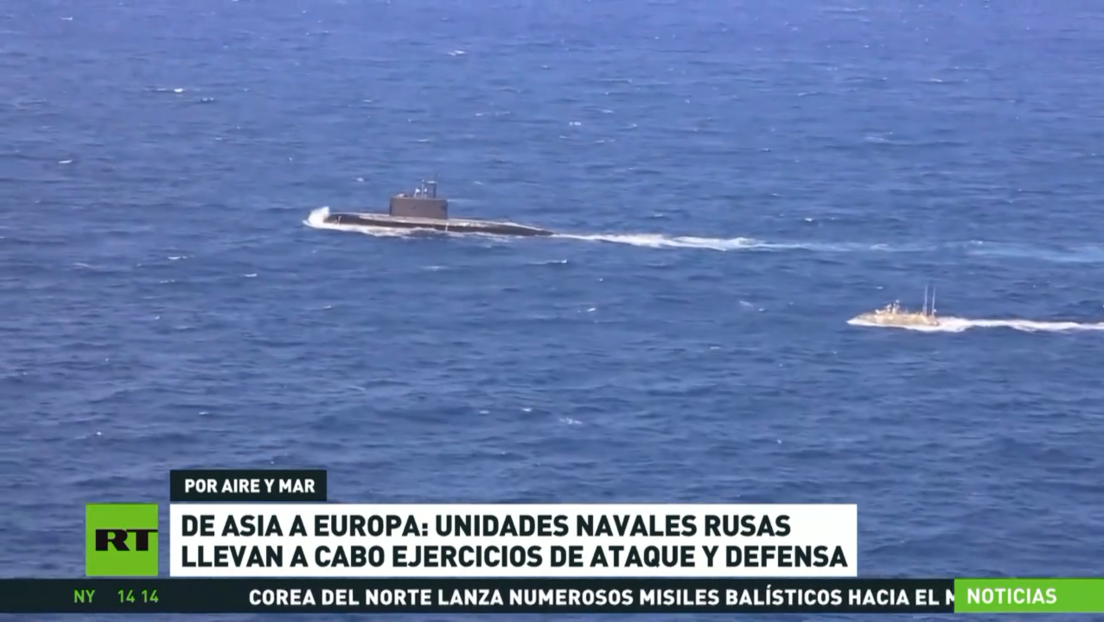 Rusia y China practican disparos en el Pacífico durante el mayor ejercicio naval en décadas