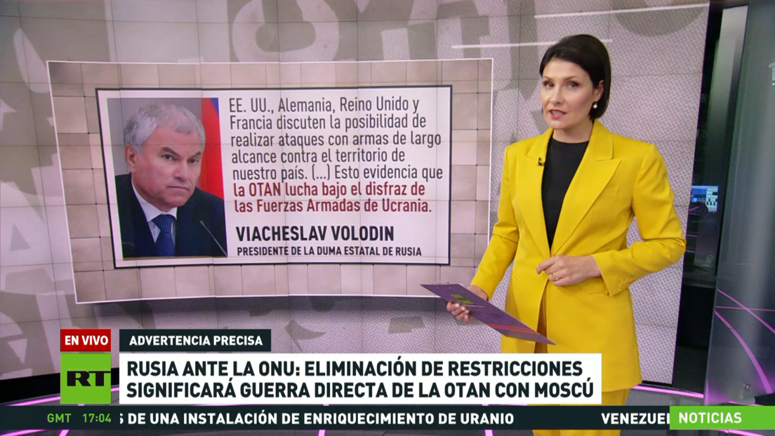 Rusia ante la ONU alerta de las consecuencias de permitir a Kiev usar misiles de largo alcance