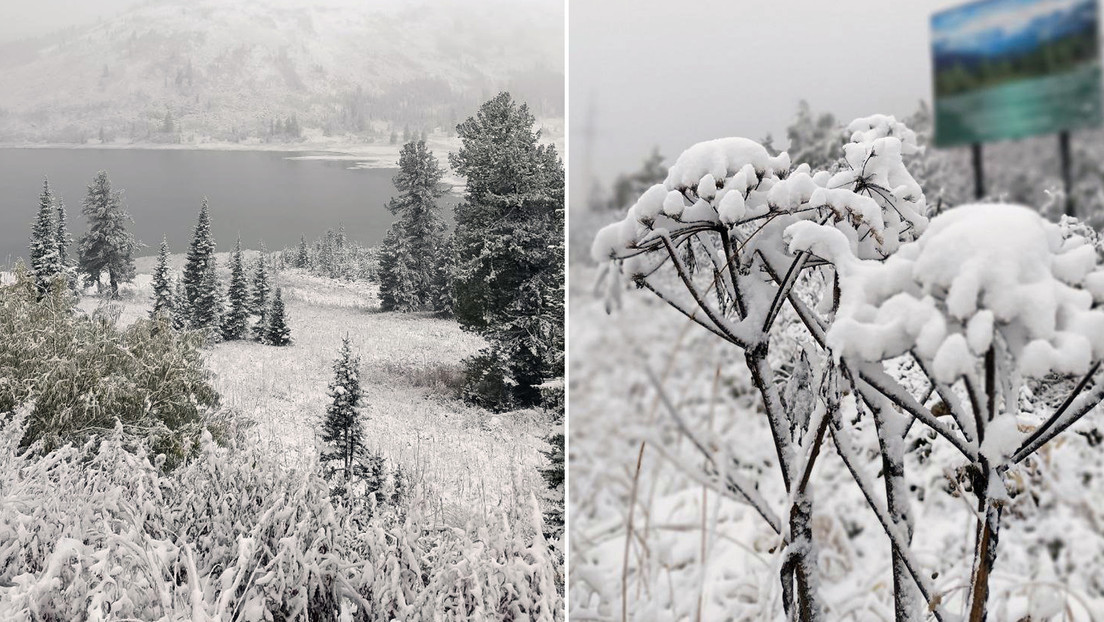 Cae la primera nevada en la mayor región de Siberia