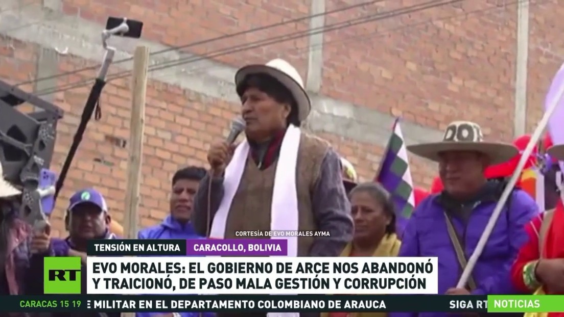 Inicia en Bolivia marcha convocada por Evo Morales que el Gobierno tacha de golpismo