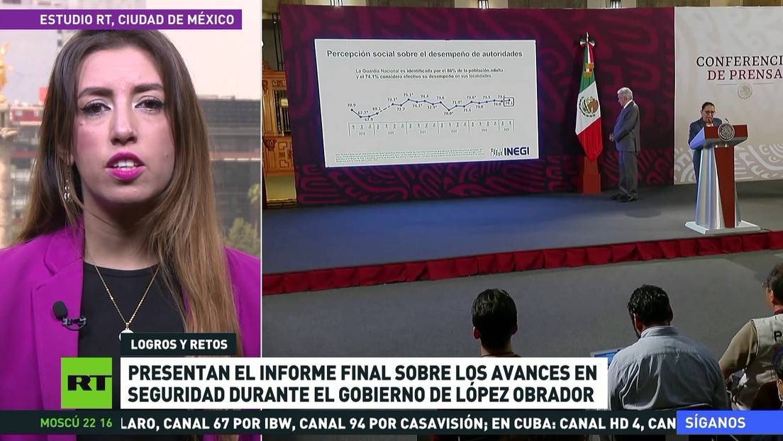 Presentan en México informe final sobre avances en seguridad durante el Gobierno de López Obrador