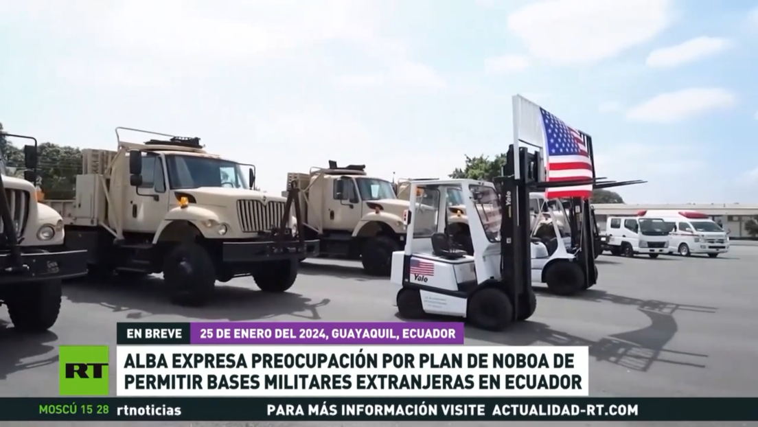 ALBA expresa preocupación por plan de Noboa de permitir bases militares extranjeras en Ecuador