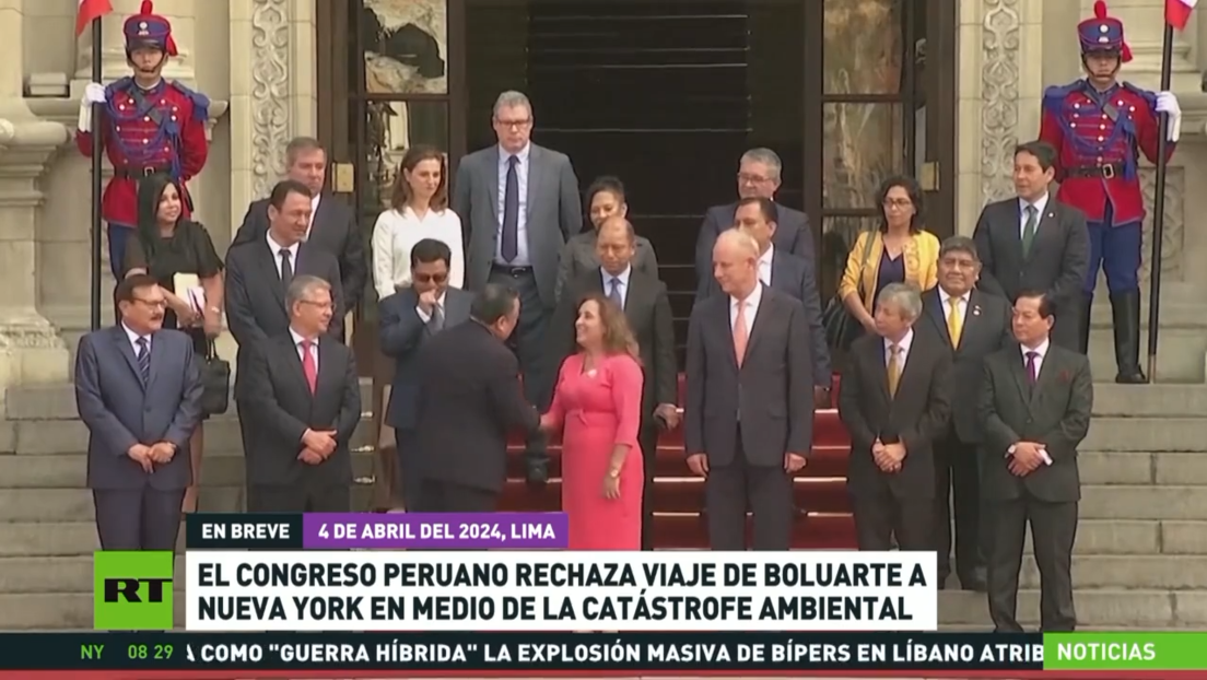 El congreso peruano rechaza viaje de Boluarte a Nueva York en medio de la catástrofe ambiental