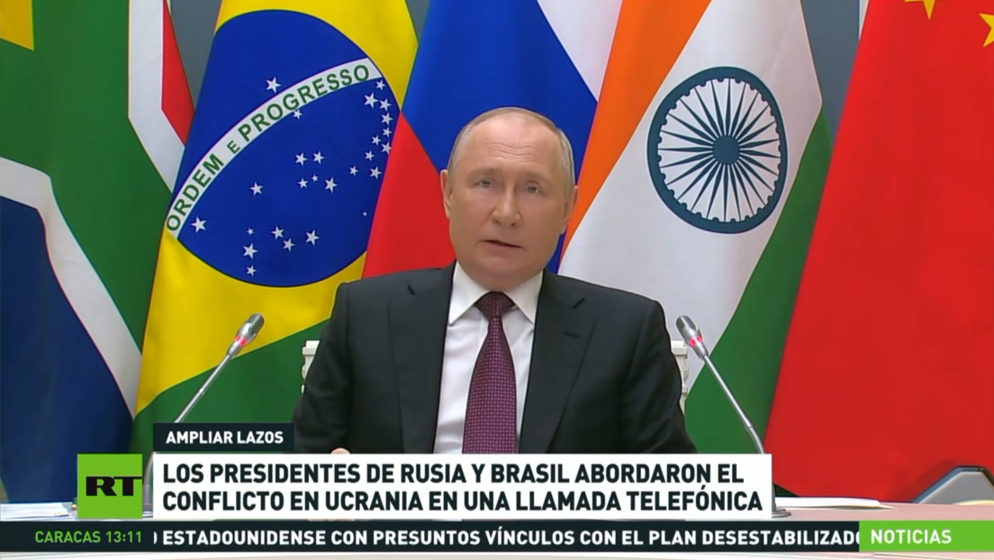 Putin mantiene una conversación telefónica con Lula