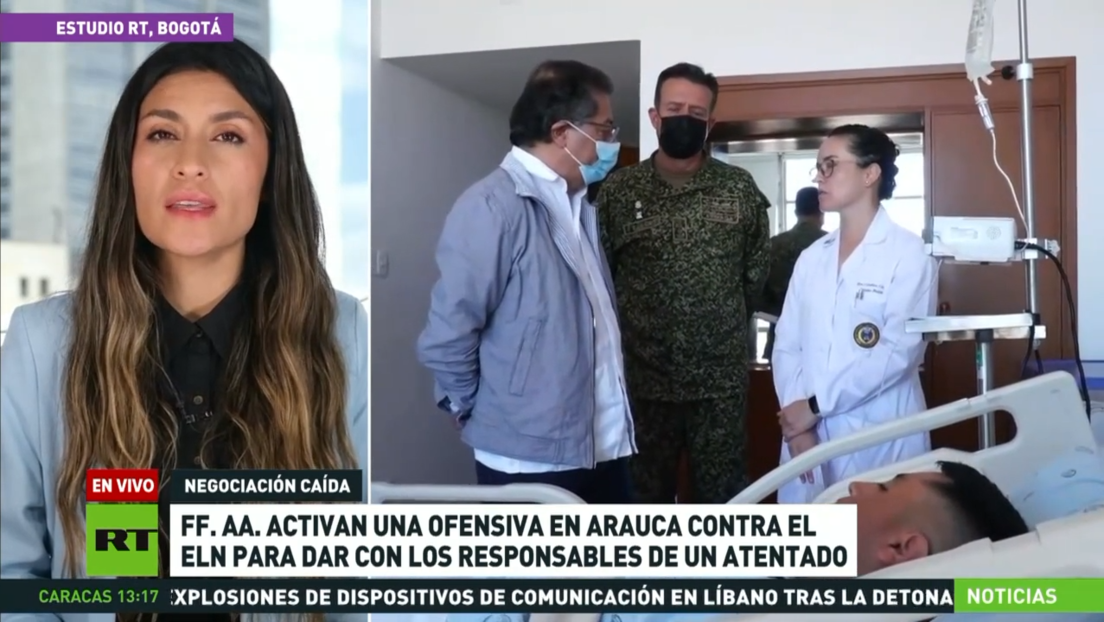 FF.AA. colombianas activan una ofensiva en Arauca contra el ELN para dar con los responsables de un atentado