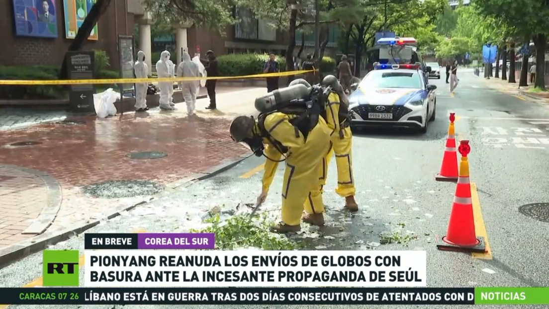 Pionyang reanuda los envíos de globos con basura ante la incesante propaganda de Seúl