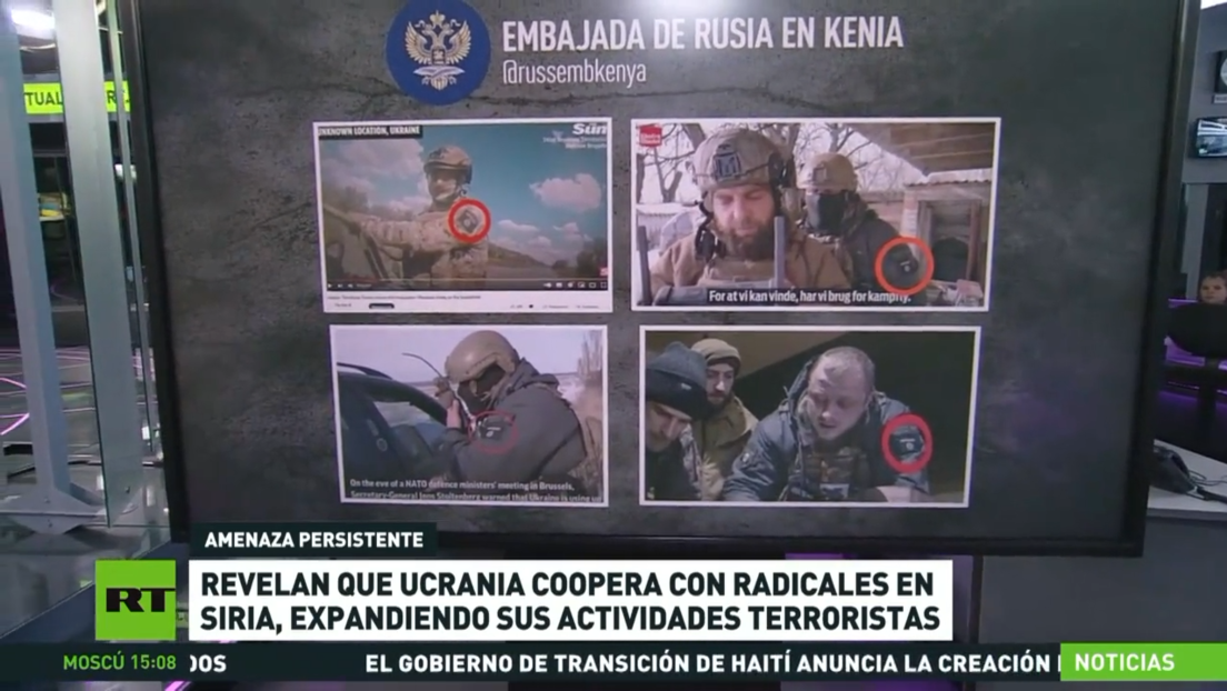 Revelan que Ucrania coopera con radicales en Siria, expandiendo sus actividades terroristas