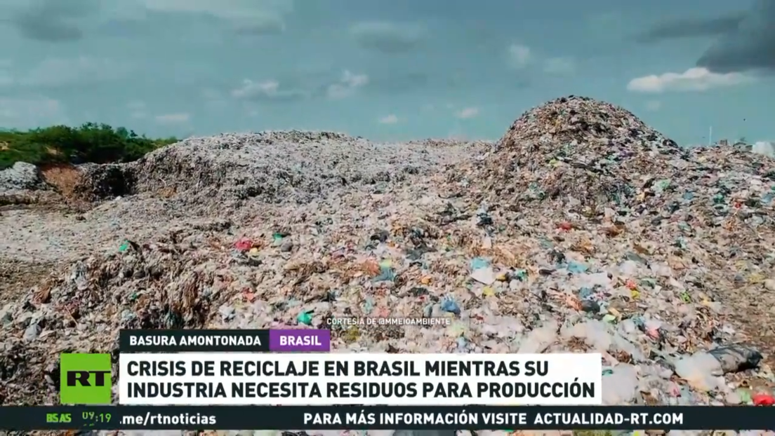 Crisis de reciclaje en Brasil mientras su industria necesita residuos para la producción