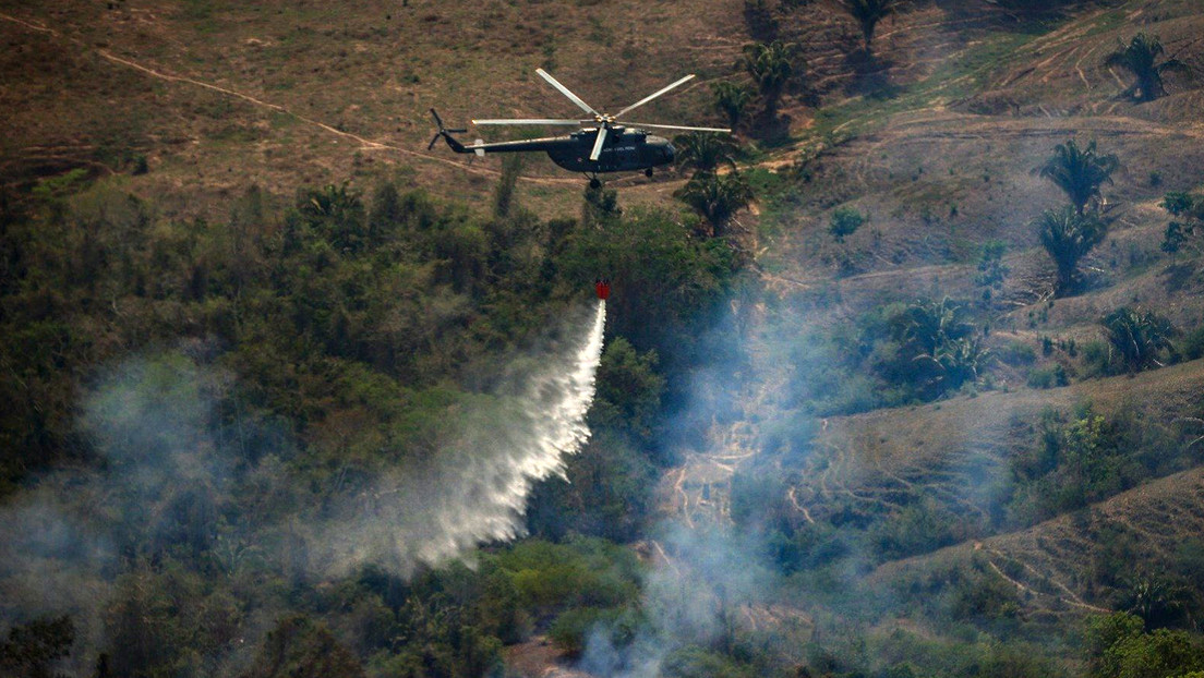 Boluarte denuncia que hay incendios provocados para "generar desgobierno" en Perú