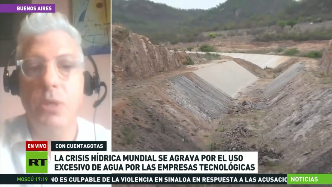 La crisis hídrica mundial se agrava por el uso excesivo de agua por las empresas tecnológicas