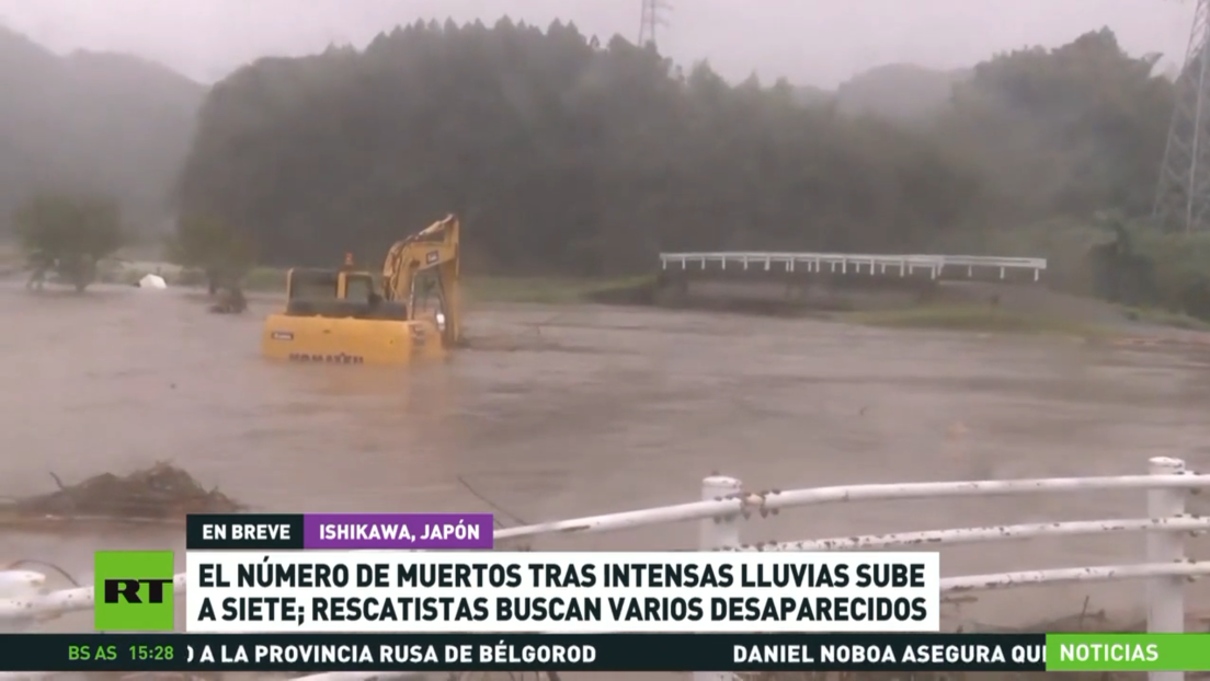 Al menos 7 muertos y varios desaparecidos tras intensas lluvias en Japón