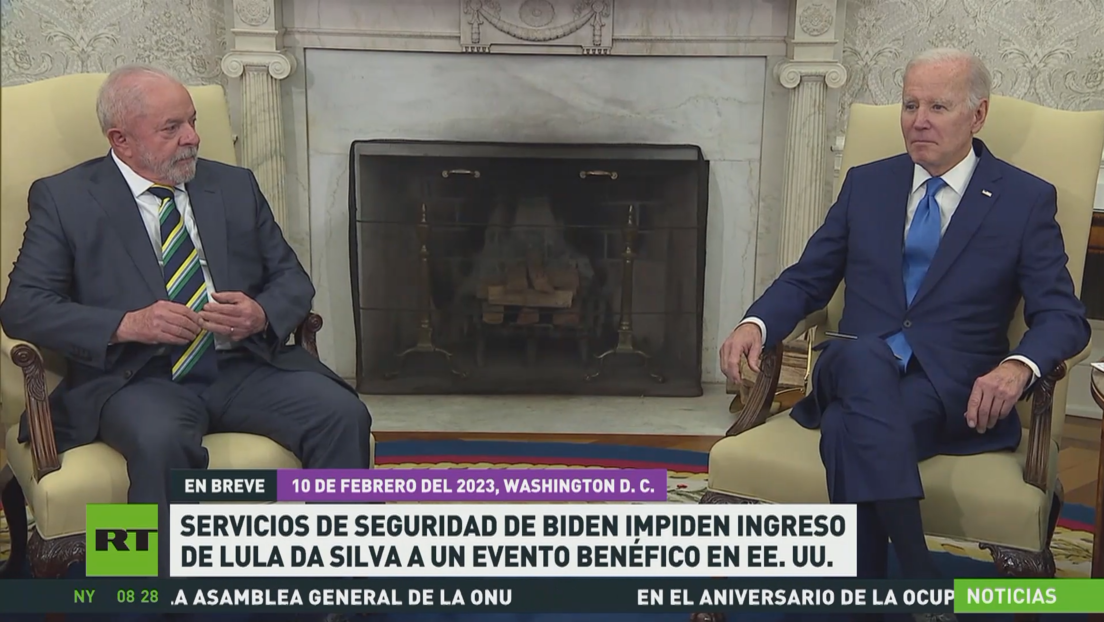 Servicios de seguridad de Biden impiden ingreso de Lula da Silva a un evento benéfico en EE.UU.