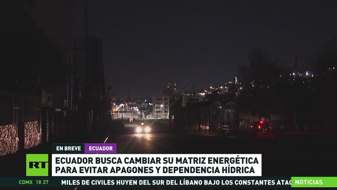 Ecuador busca cambiar su matriz energética para evitar apagones y dependencia hídrica