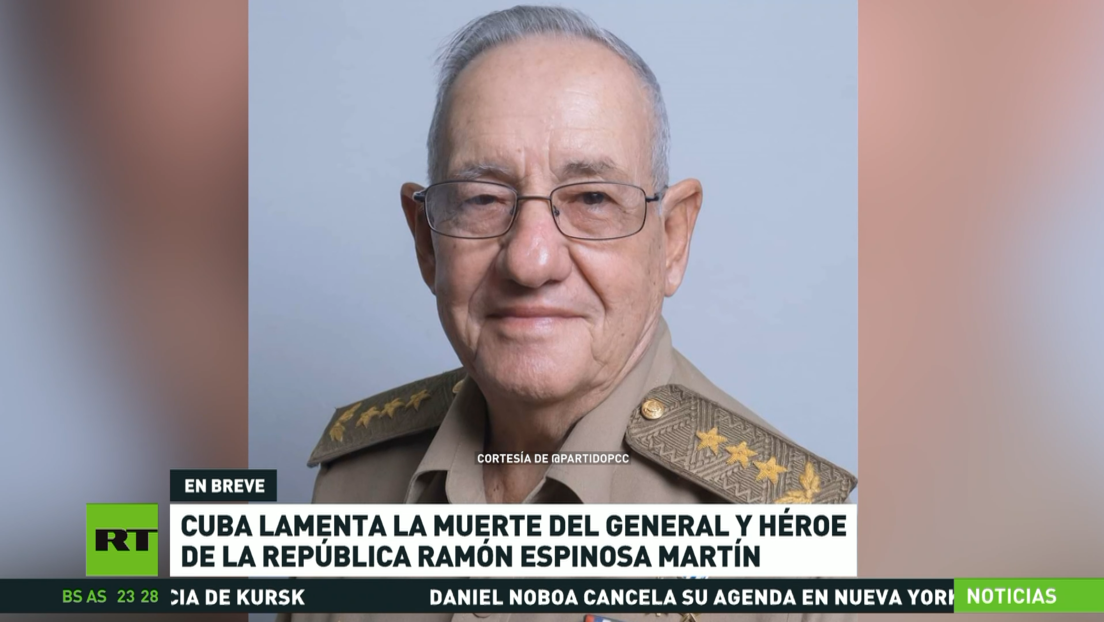 Cuba lamenta la muerte del general y héroe de la República Ramón Espinosa Martín