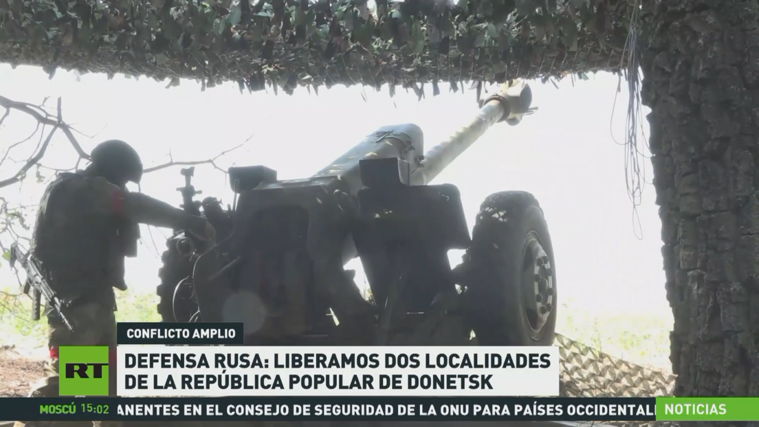 Defensa rusa: Liberamos varias localidades de la República Popular de Donetsk