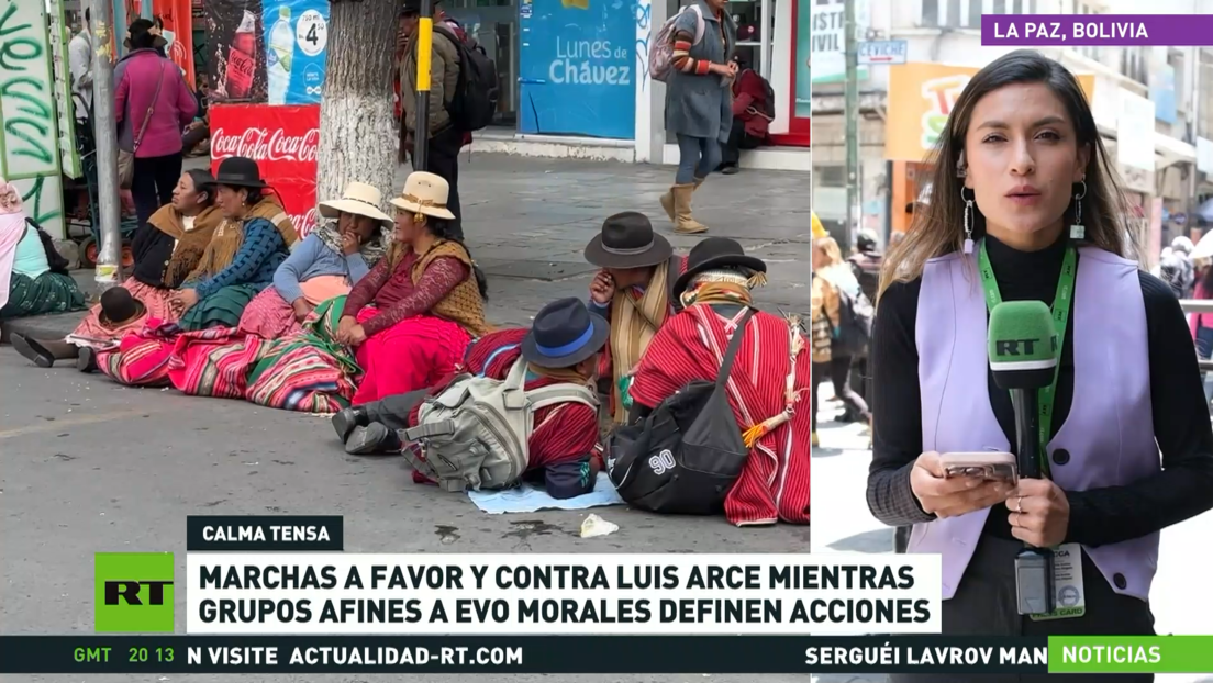 Marchas a favor y contra Luis Arce mientras grupos afines a Evo Morales definen acciones