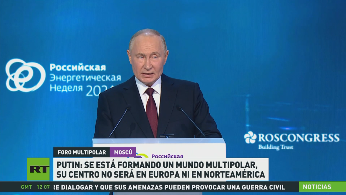 Putin: Occidente no quiere competencia en el sector energético global porque no puede hacerle frente