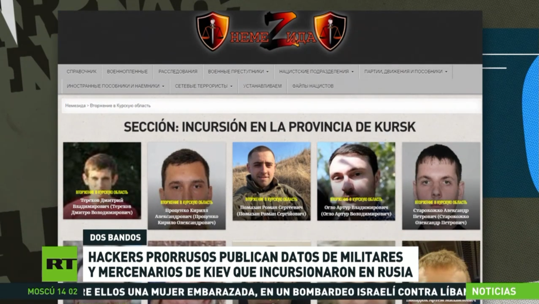 'Hackers' prorrusos publican datos de militares y mercenarios de Kiev que incursionaron en Rusia