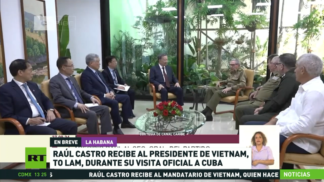 Raúl Castro recibe al presidente de Vietnam en visita oficial a Cuba