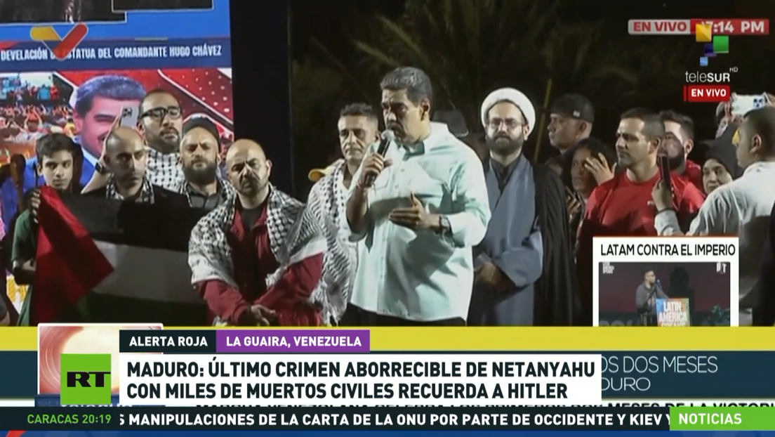 Maduro: El último crimen aborrecible de Netanyahu con miles de muertos civiles recuerda a Hitler