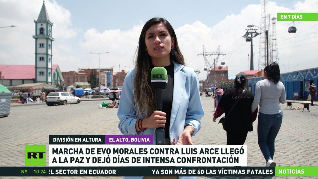 Marcha de Evo Morales contra Luis Arce llega a La Paz dejando días de intensa confrontación