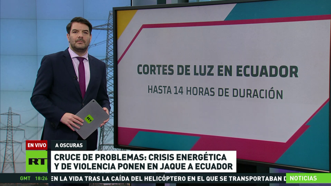 Cruce de problemas: crisis energética y de violencia ponen en jaque a Ecuador