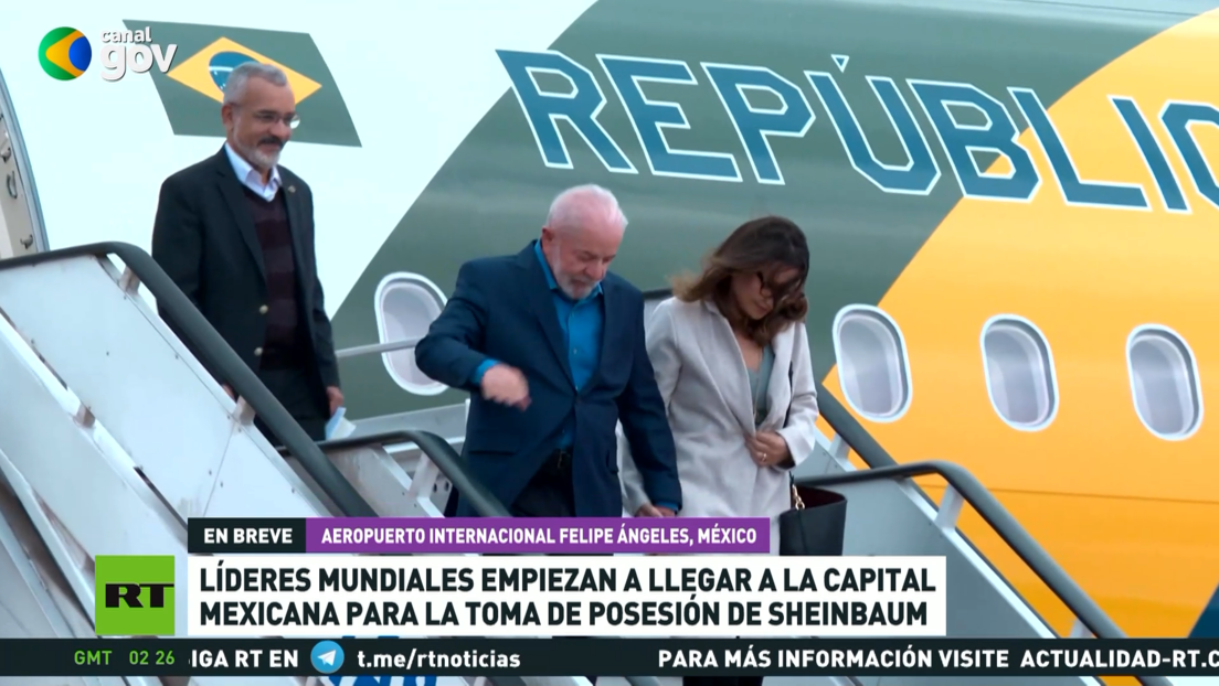 Líderes mundiales empiezan a llegar a la capital mexicana para la toma de posesión de Sheinbaum