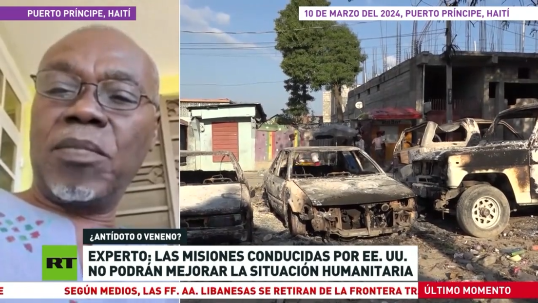 Experto: Las misiones conducidas por EE.UU. no mejorarán la situación humanitaria en Haití