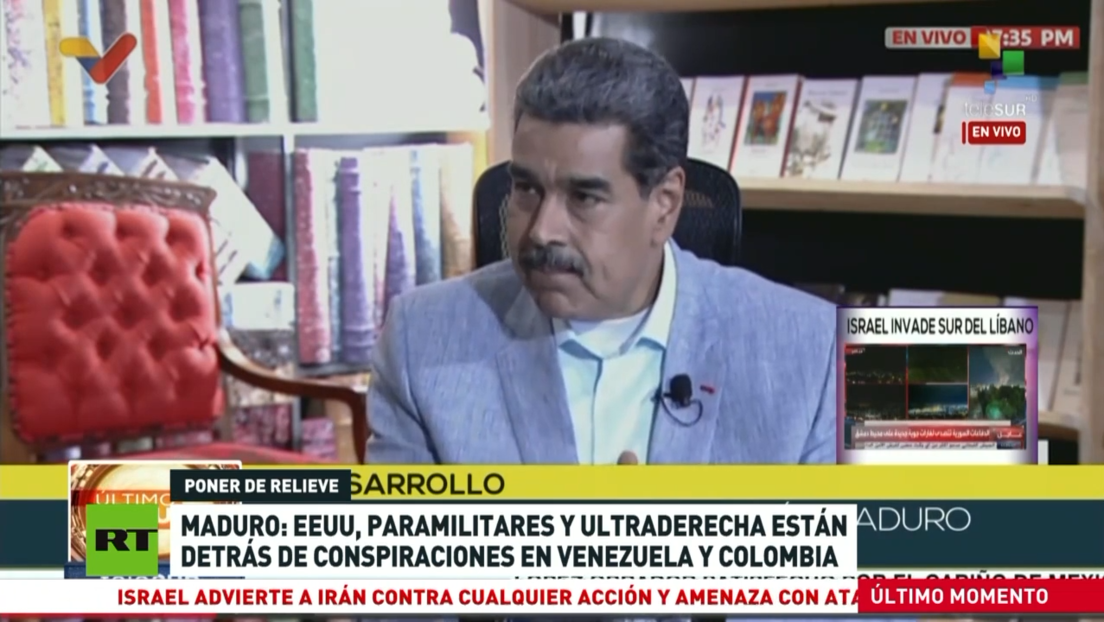 Maduro: EE.UU., paramilitares y ultraderecha están detrás de conspiraciones en Venezuela y Colombia