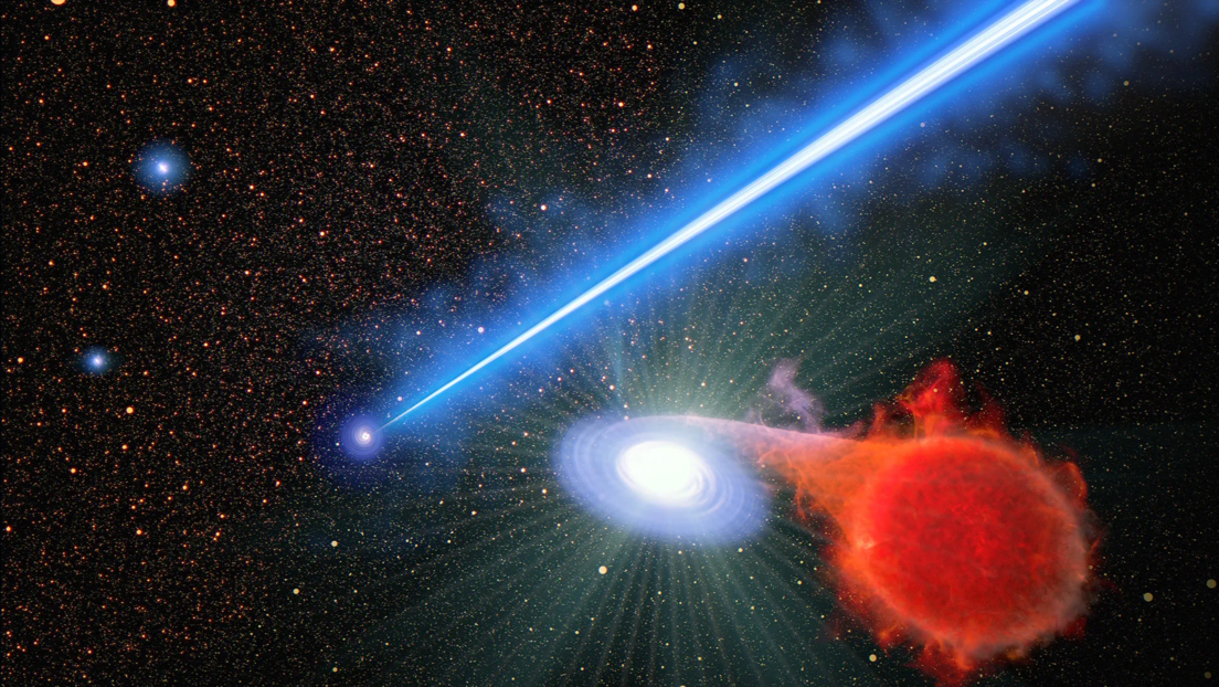 What is causing mysterious stellar flares in a distant galaxy?