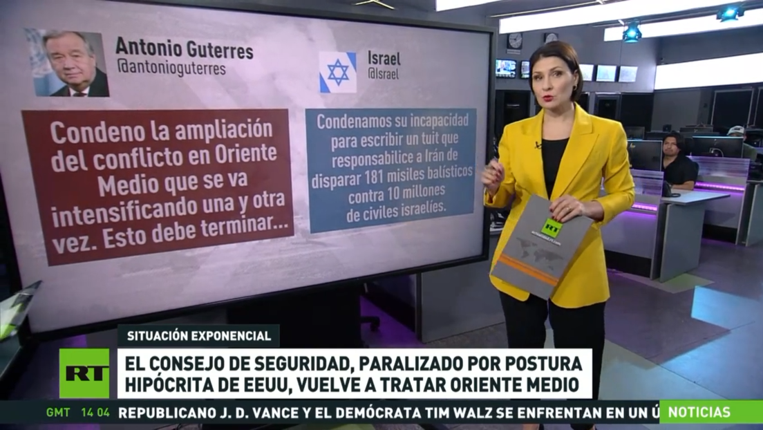 El Consejo de Seguridad de la ONU convoca una reunión de emergencia para tratar la escalada en Oriente Medio