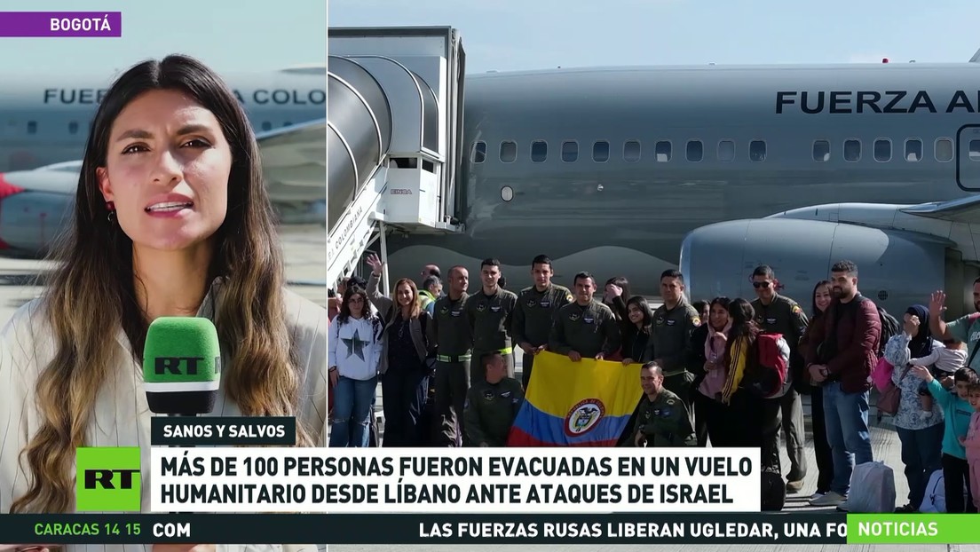 Colombia evacua más de 100 personas en un vuelo humanitario desde el Líbano ante ataques israelíes