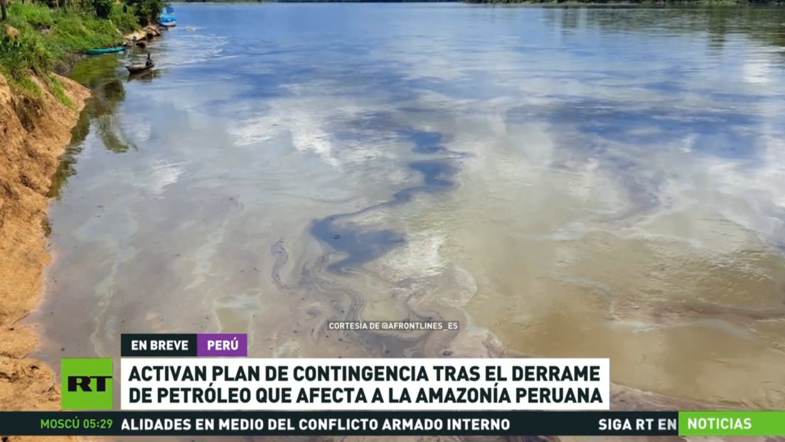 Activan plan de contingencia tras el derrame de petróleo que afecta a la Amazonía peruana