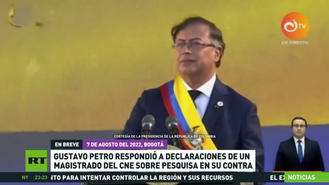 Petro responde a las declaraciones de un magistrado del CNE sobre pesquisa en su contra