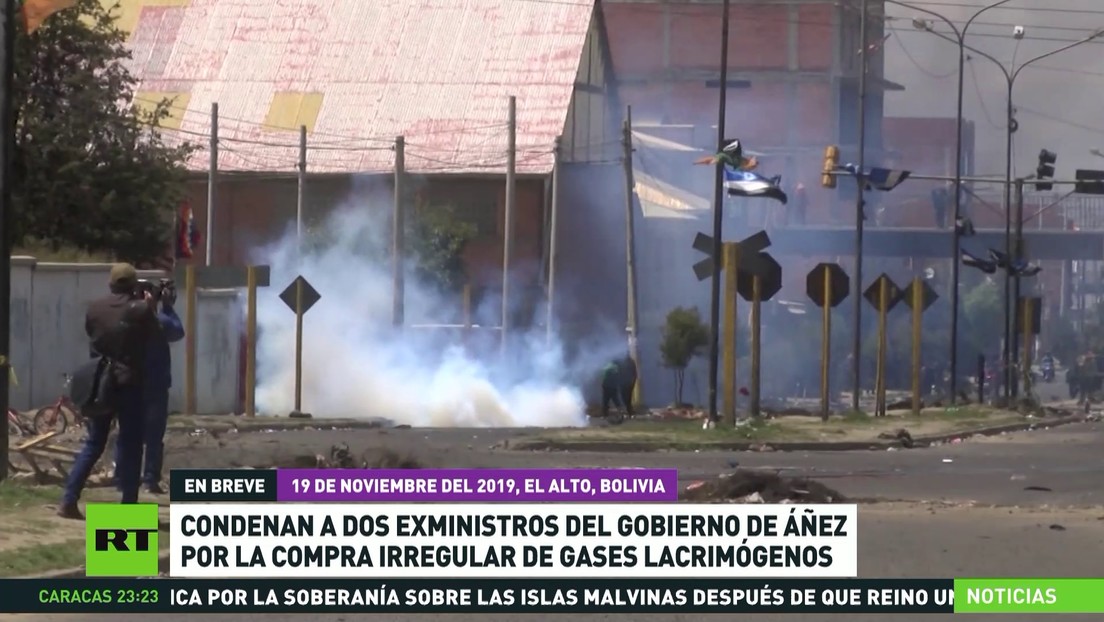 Condenan en Bolivia a dos exministros por la compra irregular de gases lacrimógenos