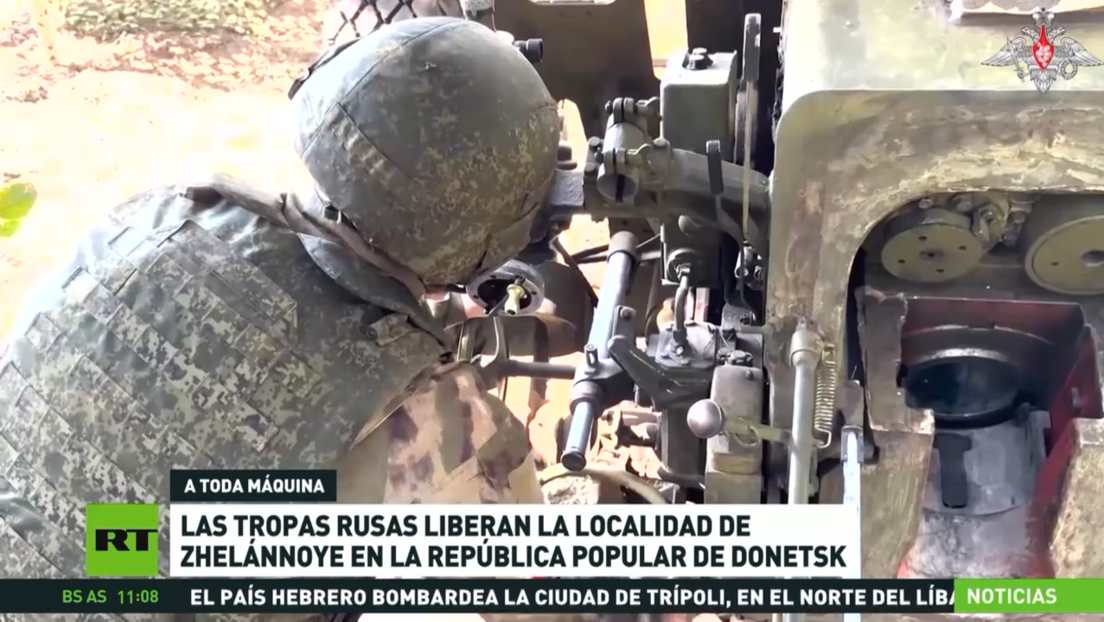 Las tropas rusas liberan la localidad de Zhelánnoye en la República Popular de Donetsk