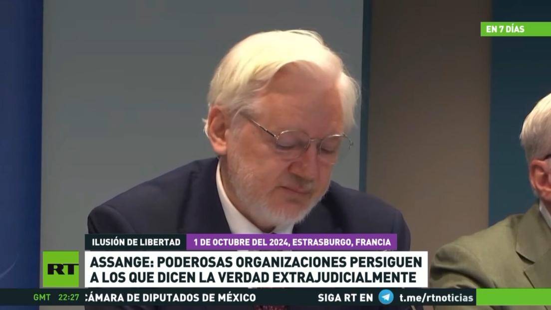 Assange: Poderosas organizaciones persiguen a los que dicen la verdad extrajudicialmente