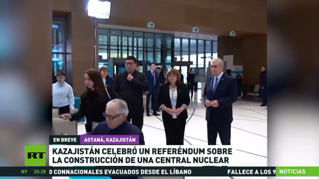 Kazajistán celebra un referéndum sobre la construcción de una central nuclear