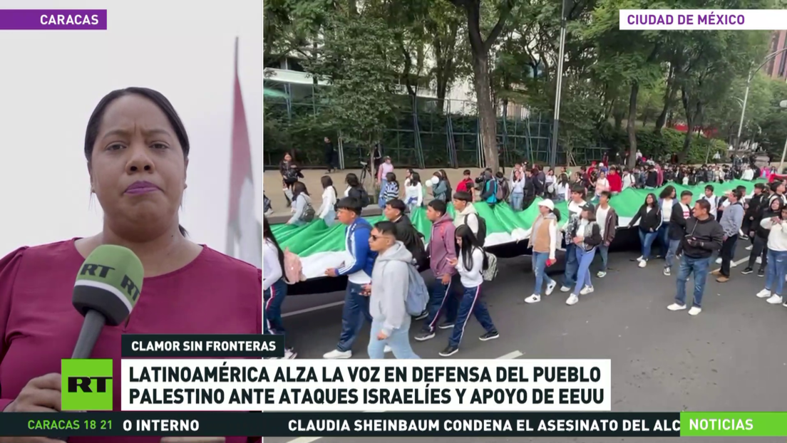 Latinoamérica alza la voz en defensa del pueblo palestino ante ataques israelíes y apoyo de EE.UU.