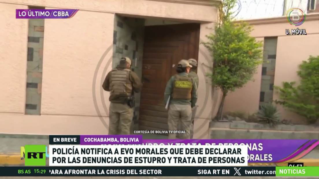 Policía notifica a Evo Morales que debe declarar por las denuncias de trata de personas y estupro