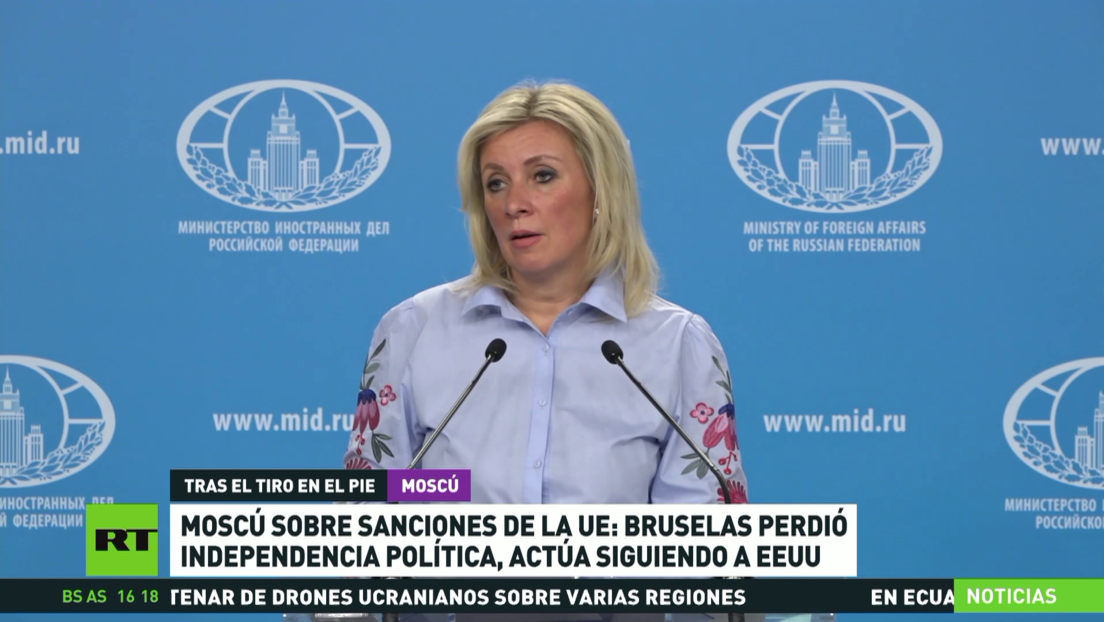 Moscú sobre sanciones de la UE: Bruselas perdió independencia política, actúa siguiendo a EE.UU.