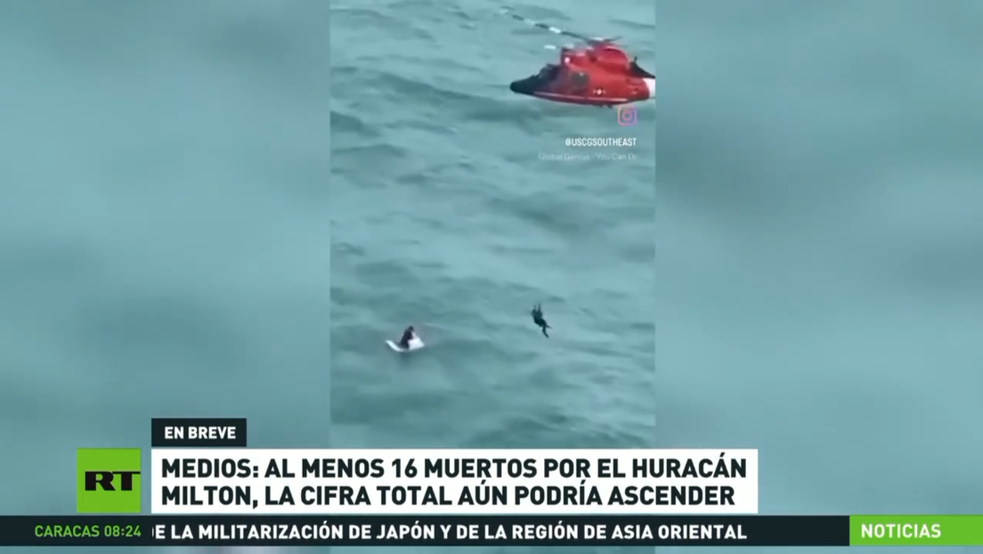 Medios: Al menos 16 muertos por el huracán Milton, la cifra total aún podría ascender