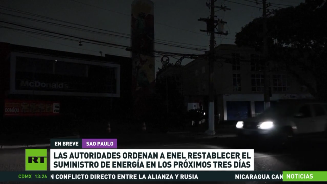 Las autoridades de Brasil ordenan a Enel restablecer el suministro de energía en los próximos días