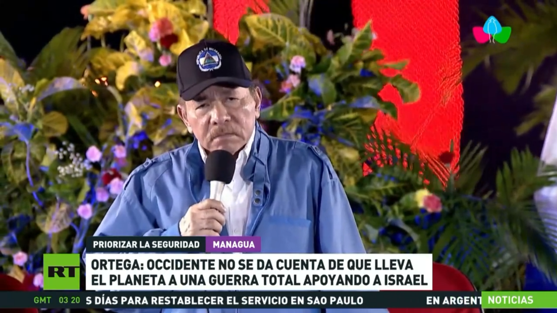 Ortega: Occidente no se da cuenta de que lleva el planeta a una guerra total apoyando a Israel