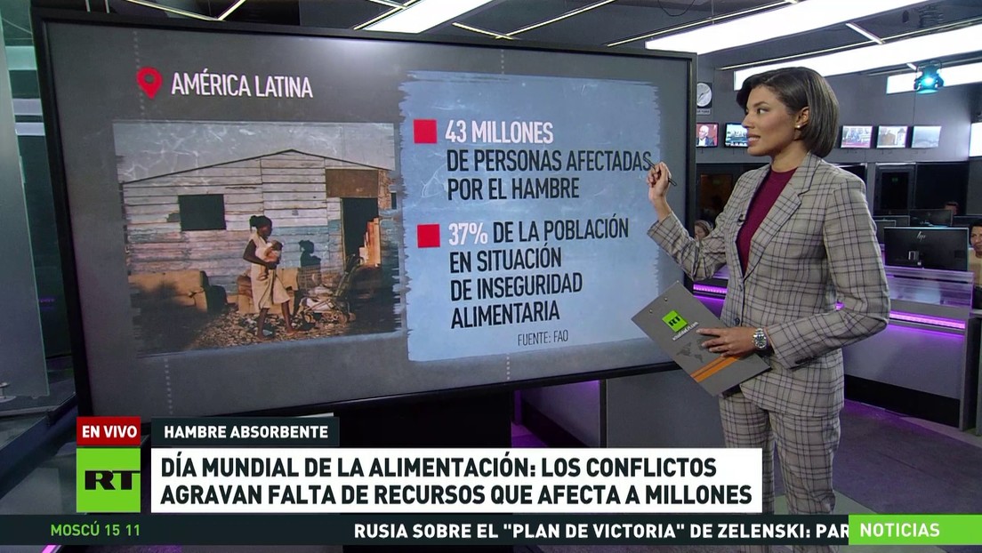 Día Mundial de la Alimentación: los conflictos agravan la falta de recursos que afecta a millones