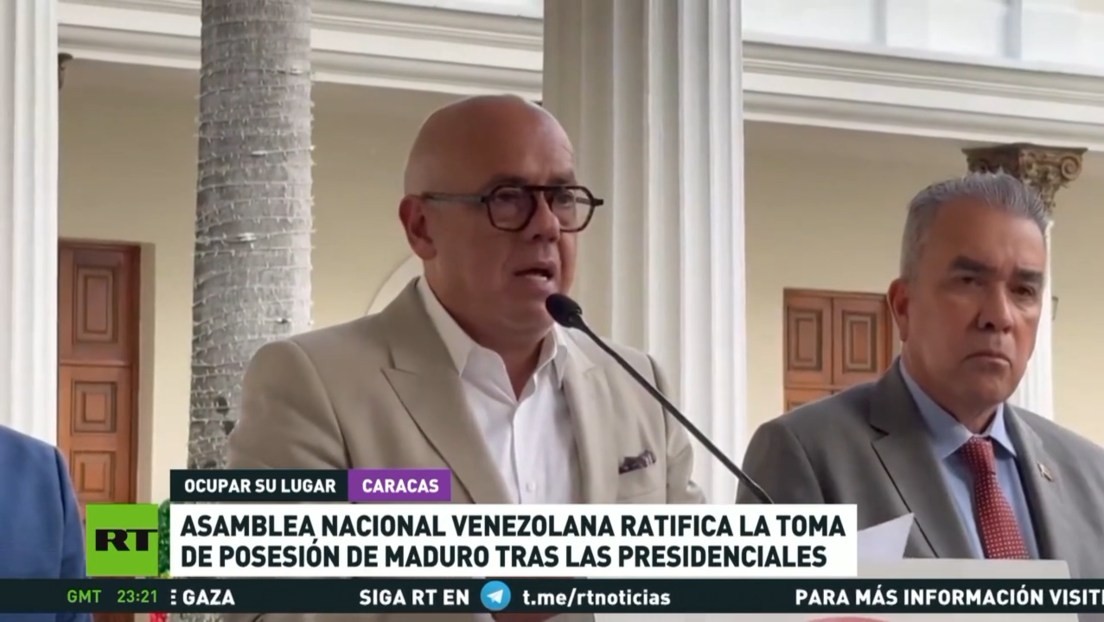 Asamblea Nacional de Venezuela ratifica la toma de posesión de Nicolás Maduro tras las elecciones presidenciales