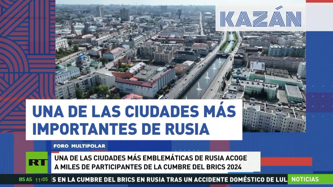 Una de las ciudades más emblemáticas de Rusia acoge a miles de participantes en la cumbre del BRICS