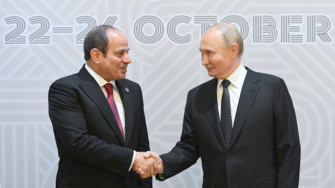 Putin se reúne con el presidente de Egipto en Kazán