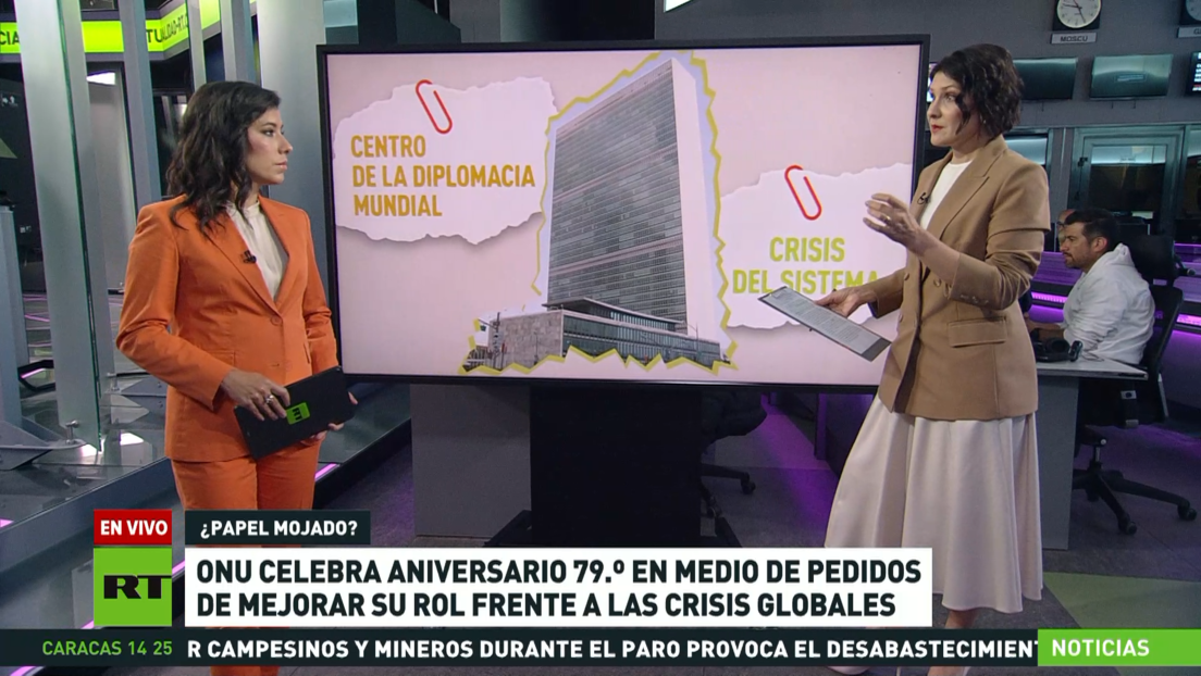 ONU celebra su 79.º aniversario en medio de pedidos para que mejore su rol frente a las crisis globales