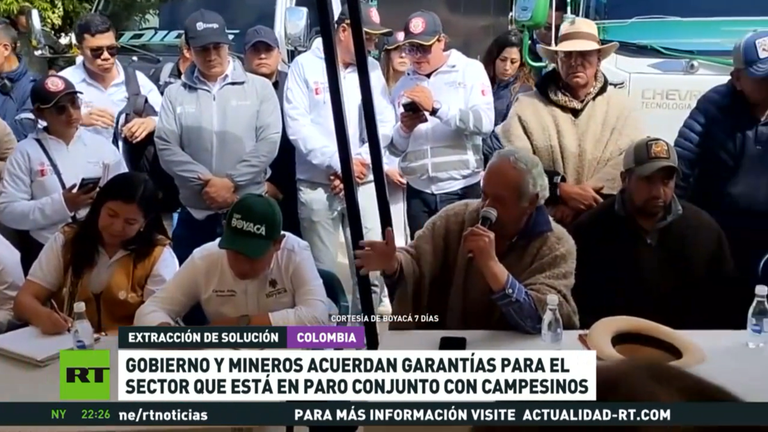 Gobierno colombiano y mineros acuerdan garantías para el sector en ...